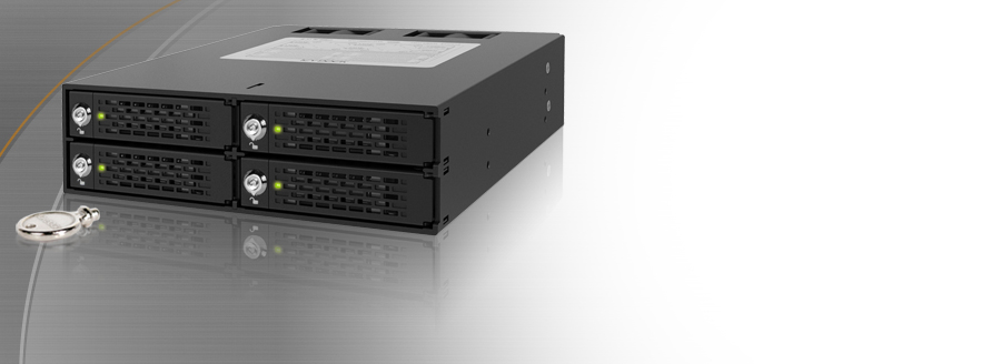 ハードドライブエンクロージャー ICYDOCK MB994SP-4SB-1 x 2.5 インチ SATA HDD SSD 搭載用 モジュール  ケース インチ ベ